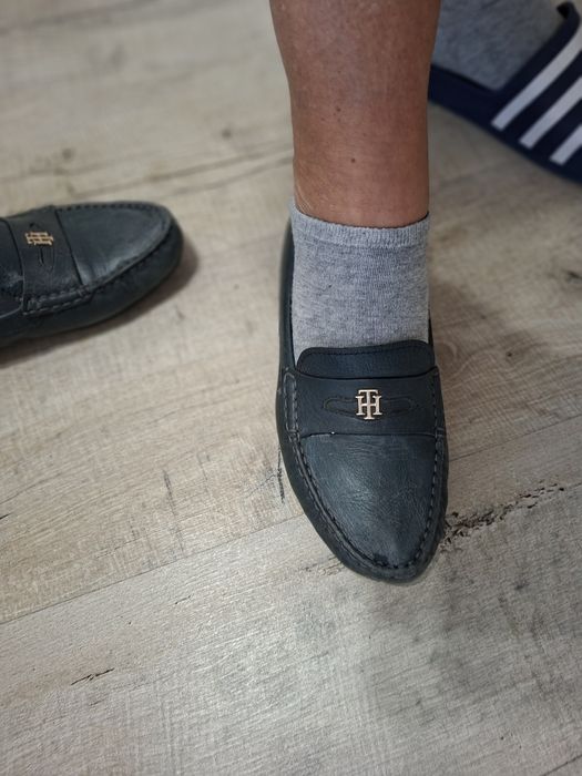 Mokasyny skórzane tommy 38 wkl 24,5