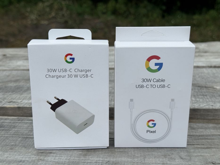 Google Pixel 30W швидка зарядка блок та кабель