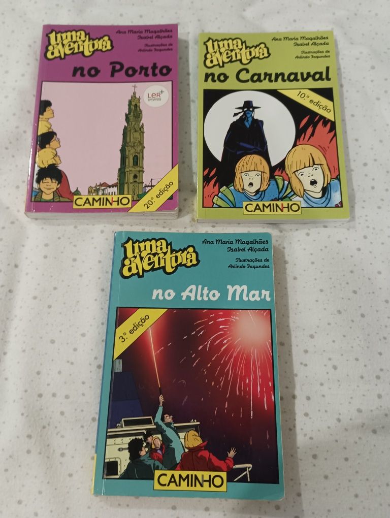 3 Livros da Colecao Uma Aventura