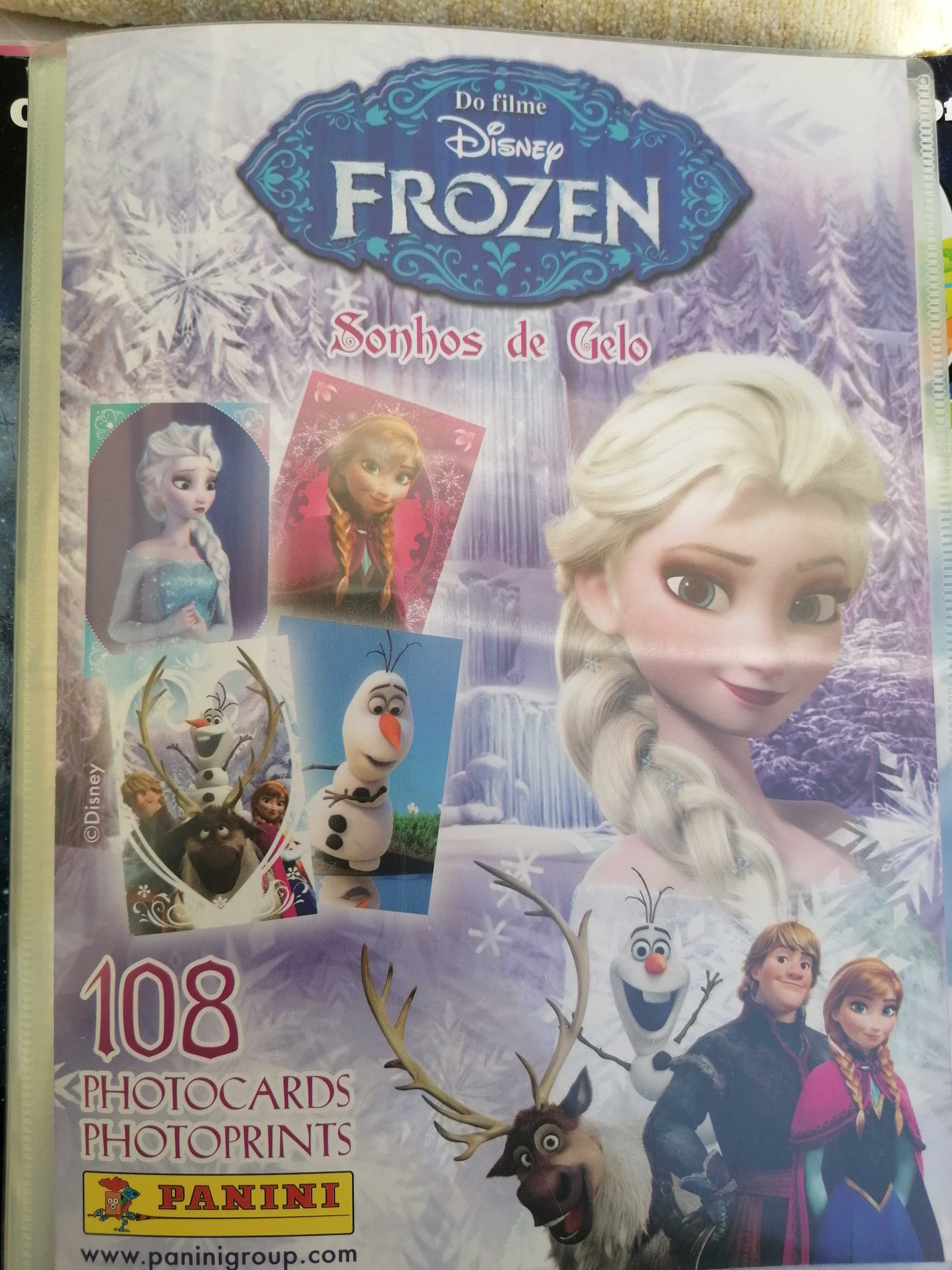 Cromos Frozen e o Reino do gelo