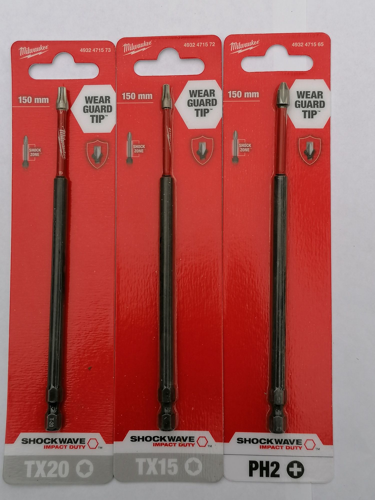 Milwaukee, wiha,makita биты ph2,ph1,ph3,pz2,pz1, 150мм,90мм