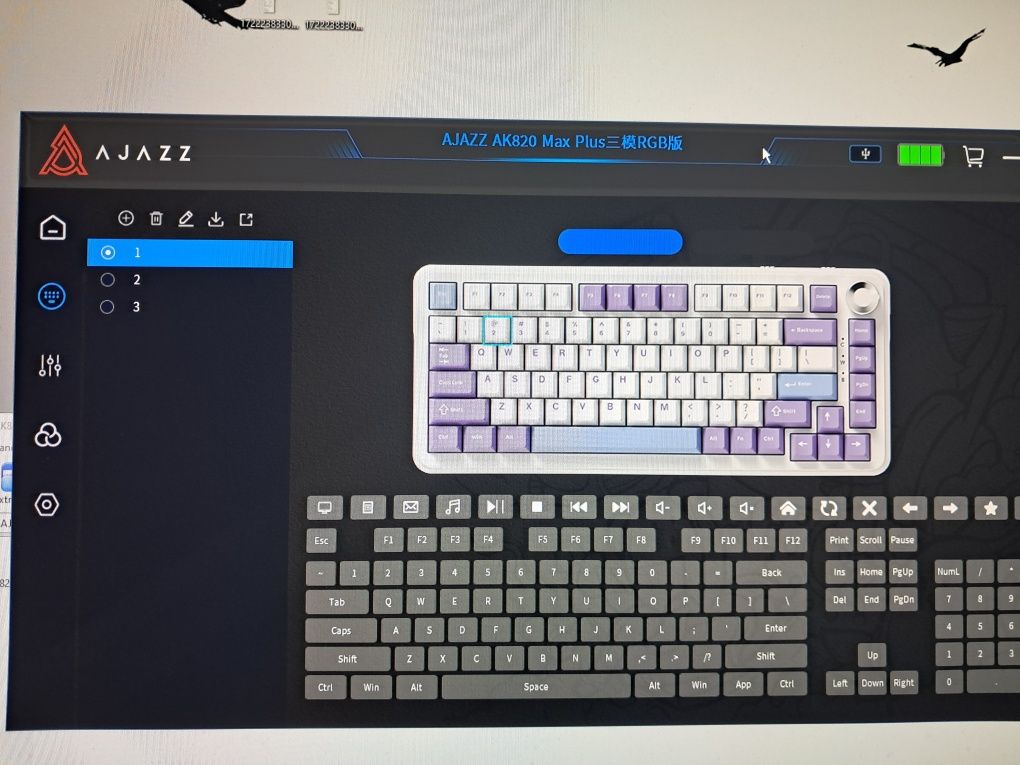 Продам клавиатуру ajazz ak 820 max plus беспроводная