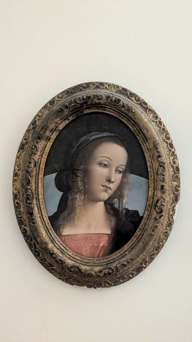 Quadro decorativo com imagem de Nossa Senhora