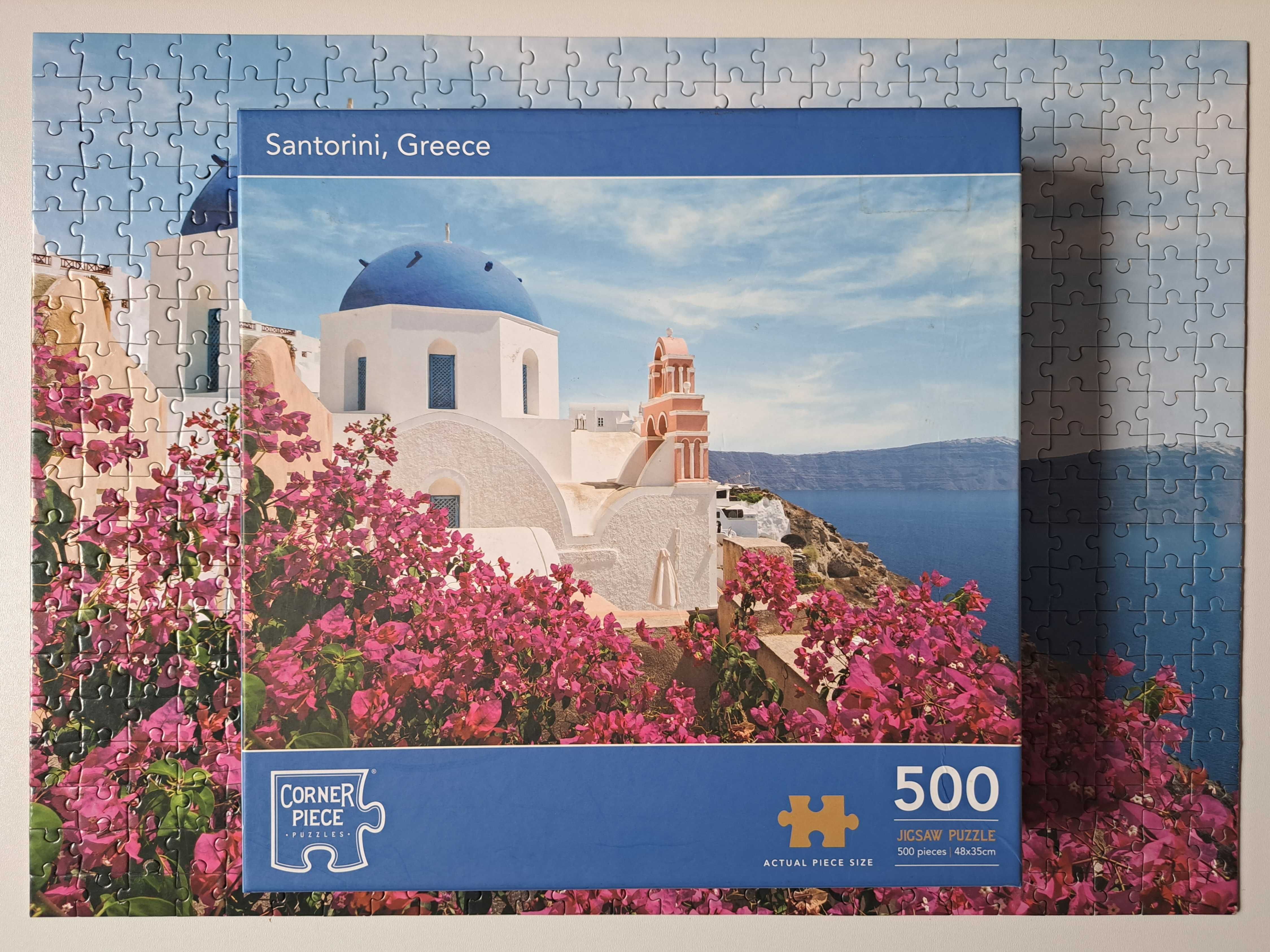 Puzzle Corner Piece 500 el. Santorini, Greece