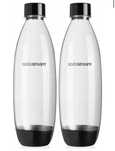 SodaStream 1 Litrowe Butelki Fuse, Czarne Dwupak