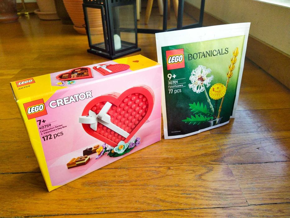 LEGO 40759 Valentine's Day Box + LEGO 30701  Field Flowers