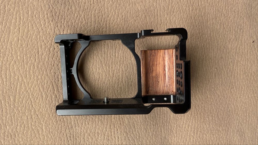 SmallRig Camera Cage Woodgrip for Sony A6000 A6300  A6500