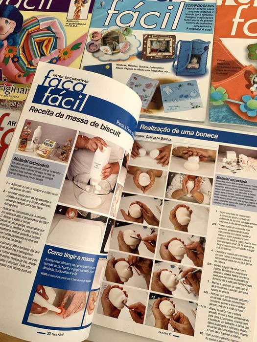 Conjunto 5 Revistas Faça Fácil (Artes Decorativas)
