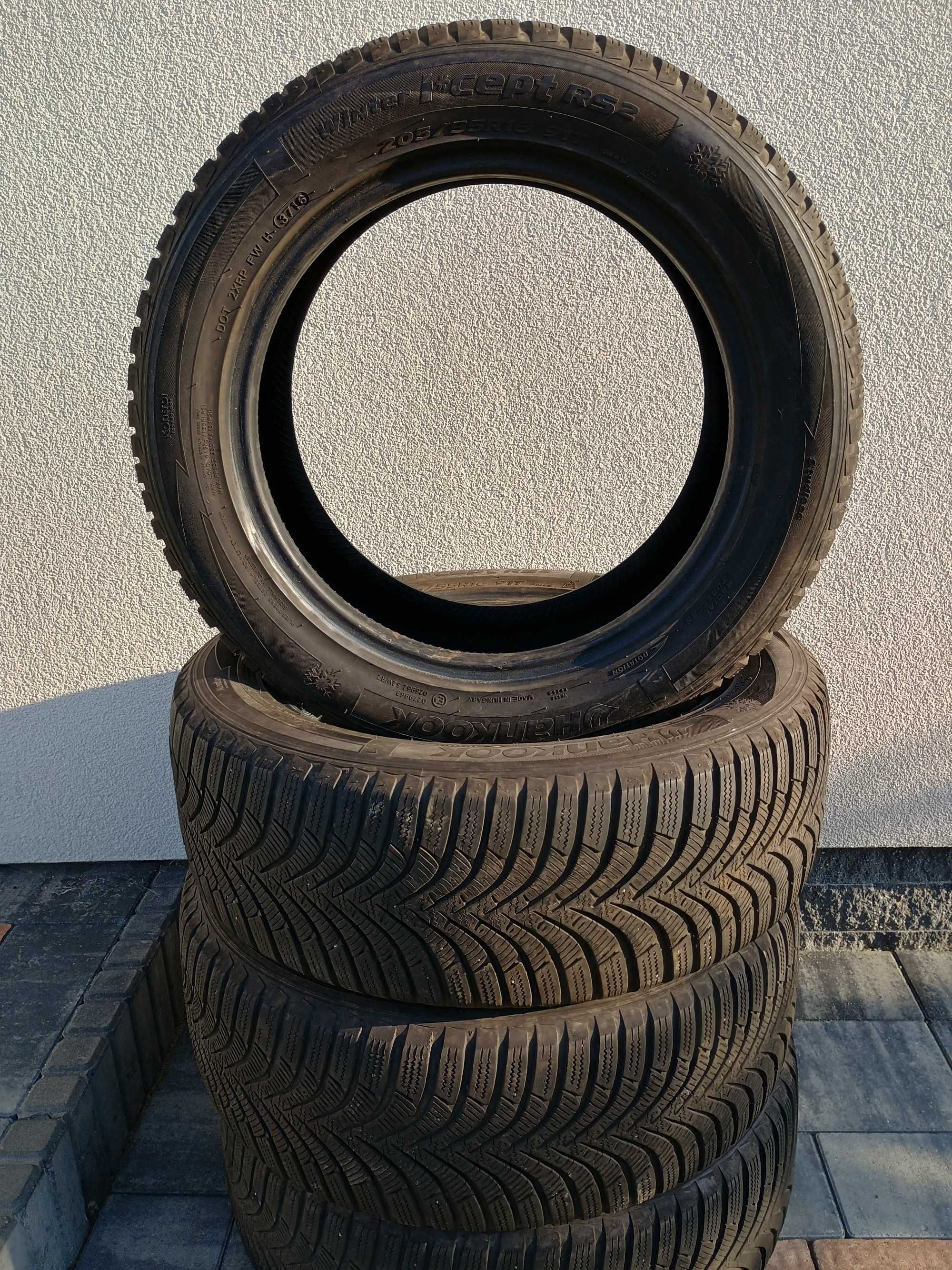 Opony zimowe/wielosezonowe 205/55r16 Hankook I'cept Rs2 Cena za całość