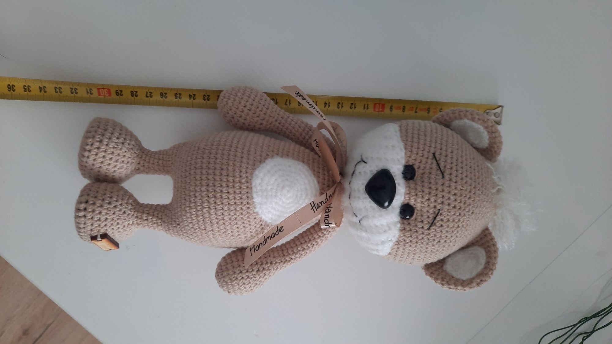 Miś robiony na szydełku amigurumi