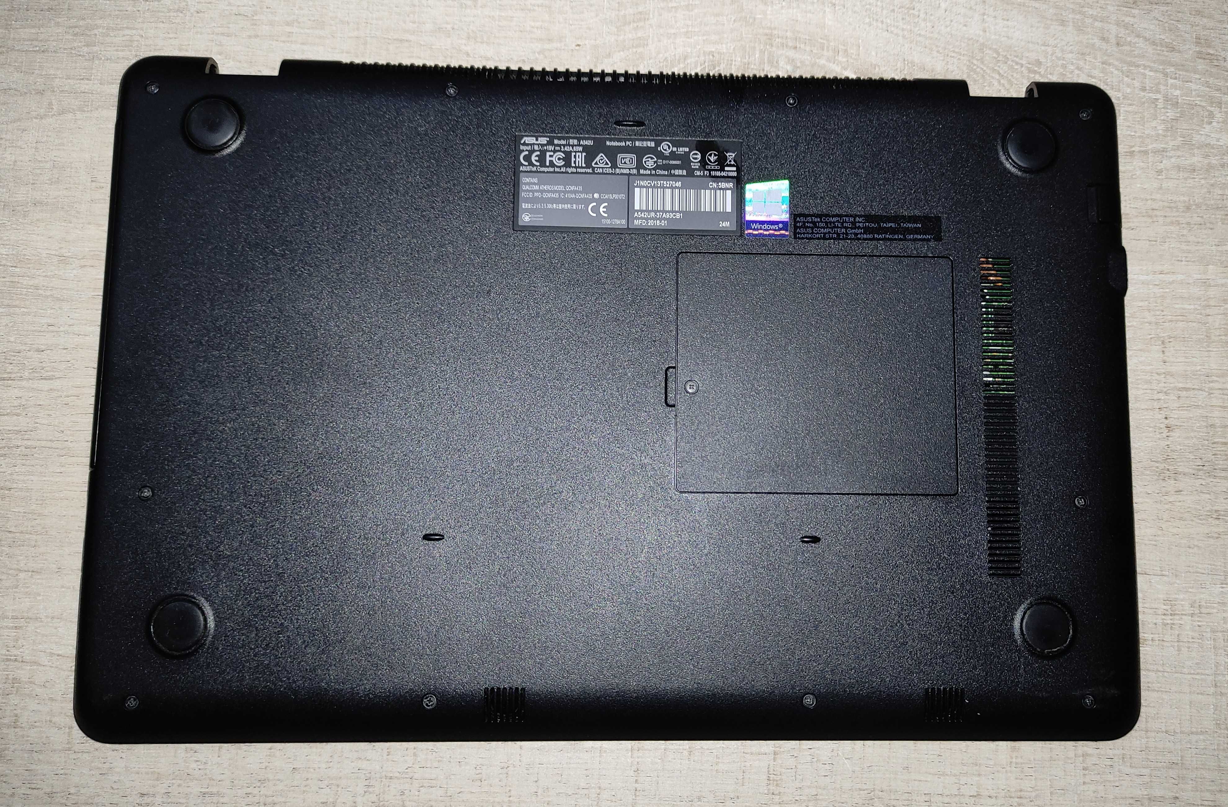 Asus A542UR - Peças