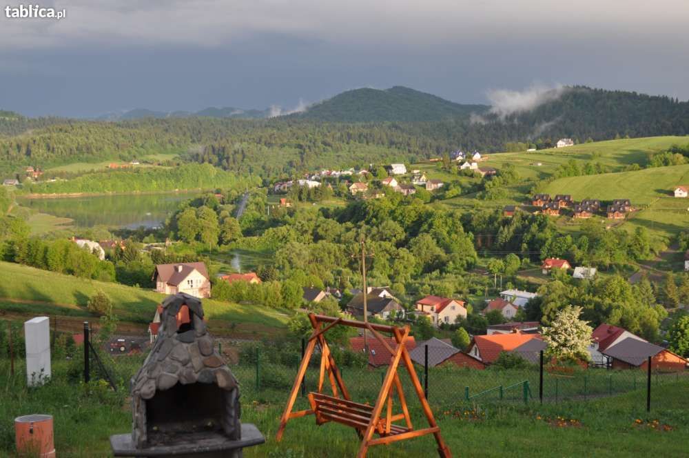 DOMKI  Bieszczady Wolkowyja-Solina 6-10 osob.3 sypialnie. z Kominkiem