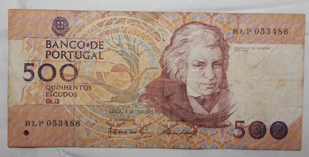 Nota de 500 escudos