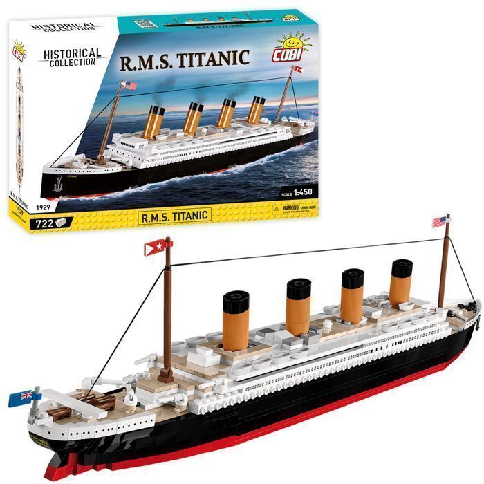 Klocki Cobi 1929 Hc Rms Statek Titanic Skala 1:450 722El Komp. Z Lego