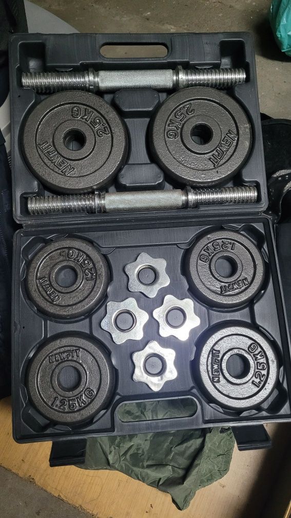 Set de pesos e barras