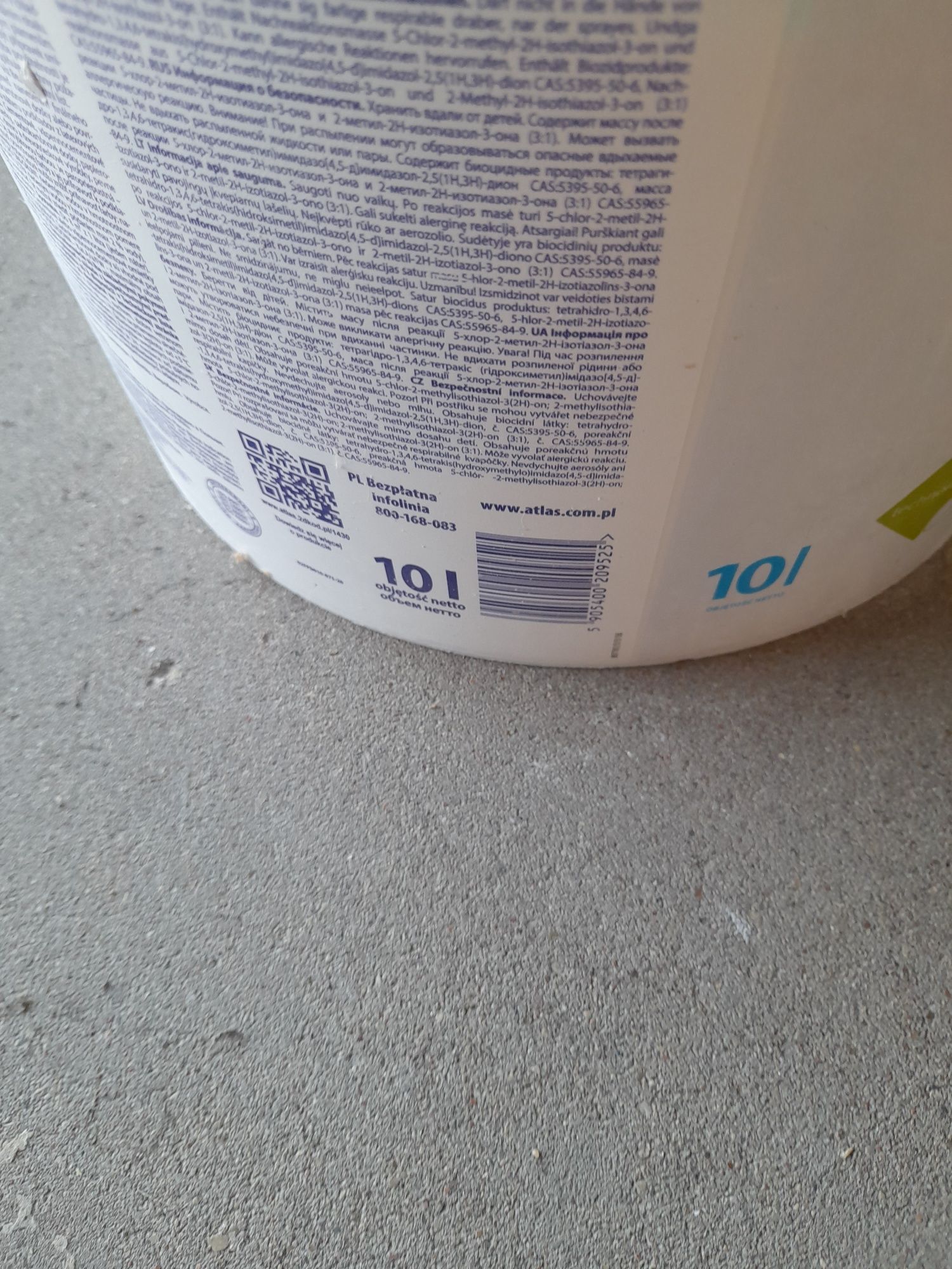 Farba biała podkładowa 10 l.