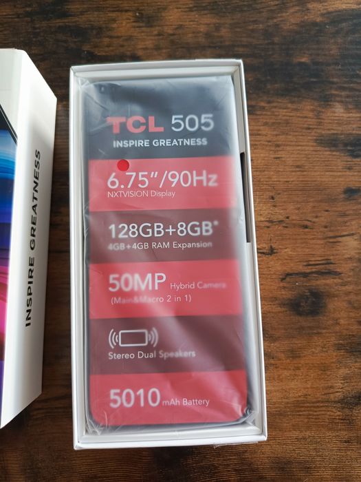 Telefon tcl 505 nowy