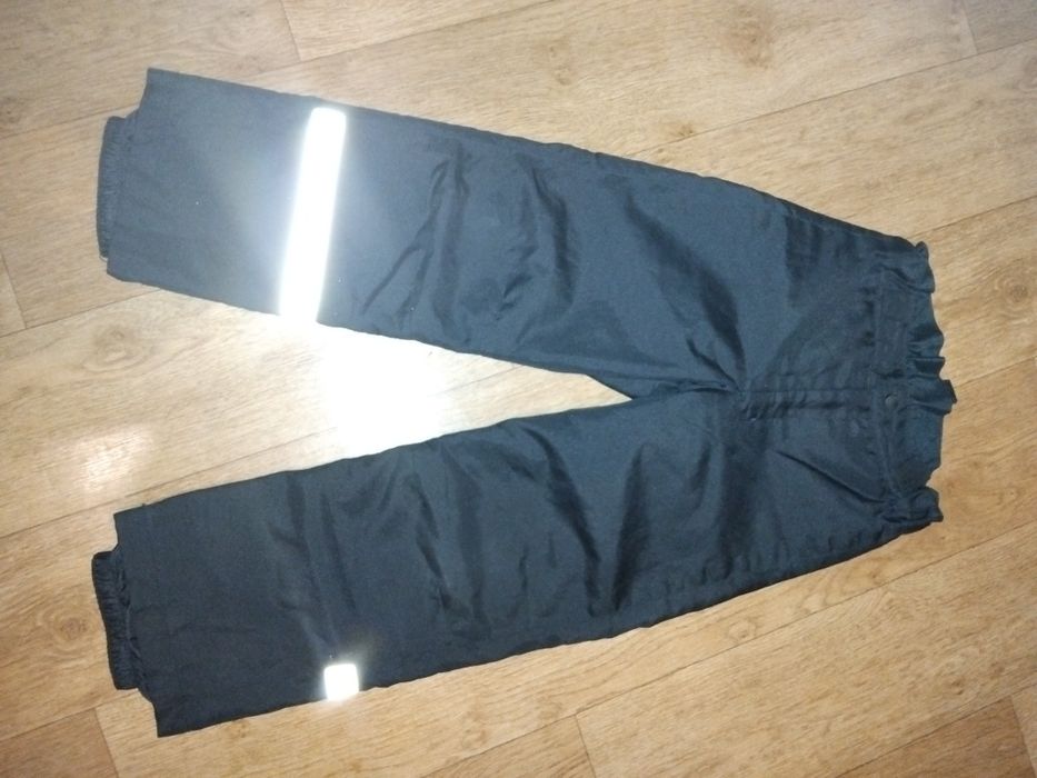 122 р.Зимние тёплые штаны спортивные на мальчика лыжные полукомбинезон