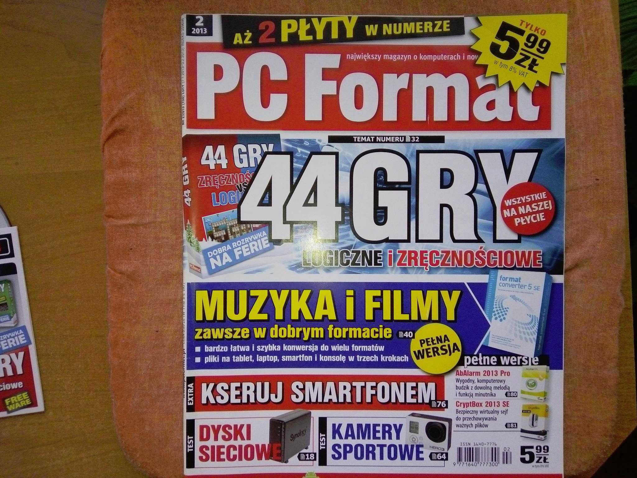 PC Format 2 2013 luty (150) Gazeta + płyta CD Czasopismo