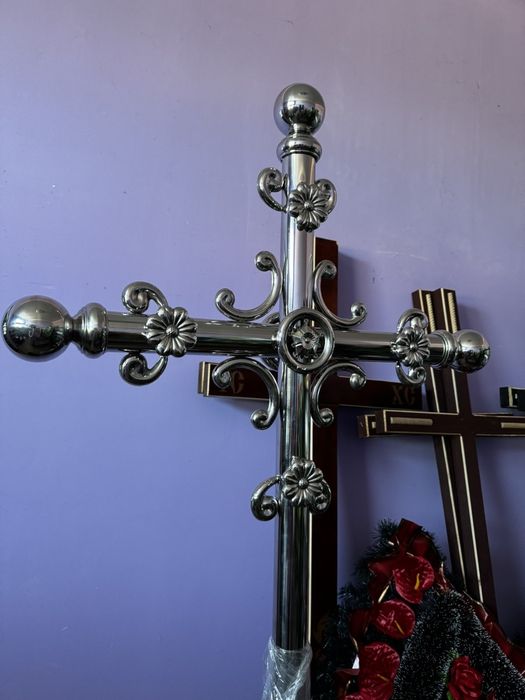 Хрест могильний нержавійка