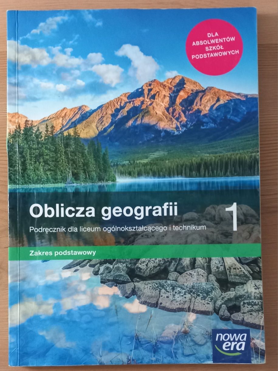 Podręczniki Geografia klasa 1, 2, 3 liceum i technikum, nowa era