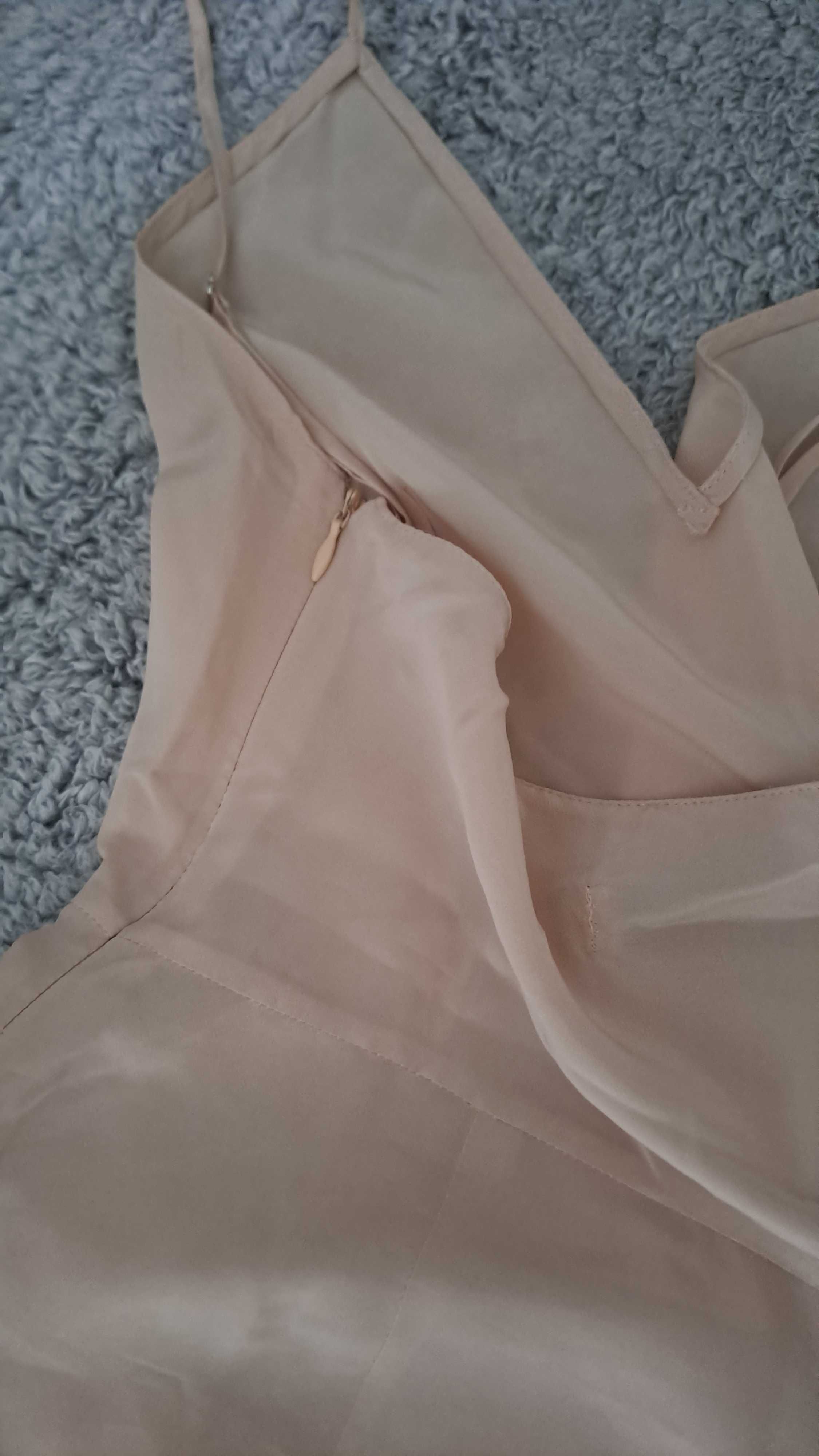 Сукня бежева Zara [36] міді