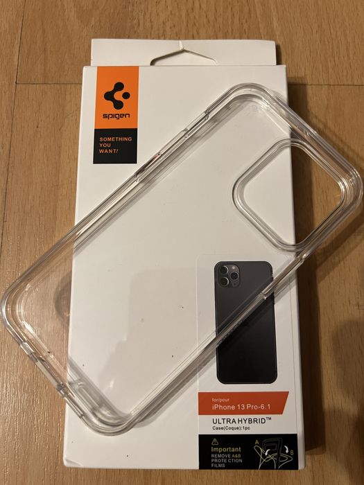 Etui IPhone 13 pro spigen plecki pokrowiec przezroczyste