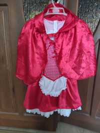 карнавальный костюм платье Красная Шапочка; Червона шапочка
