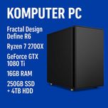 Komputer PC | Ryzen 7 2700x | GTX 1080 Ti 11GB | Windows 11 Pro