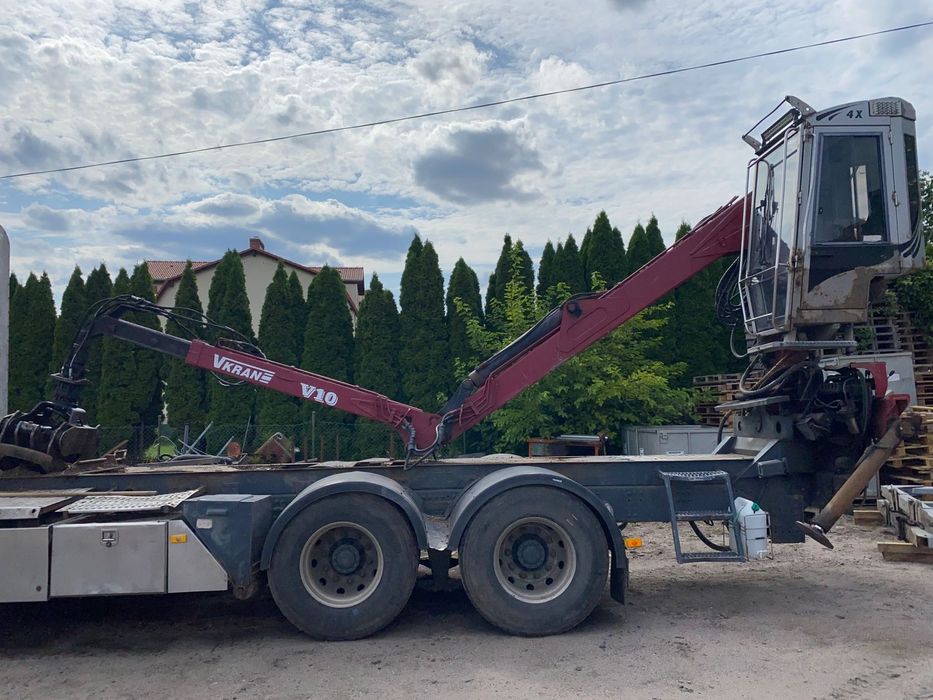 dzwig zuraw hds do drewna do lasu V-Kran