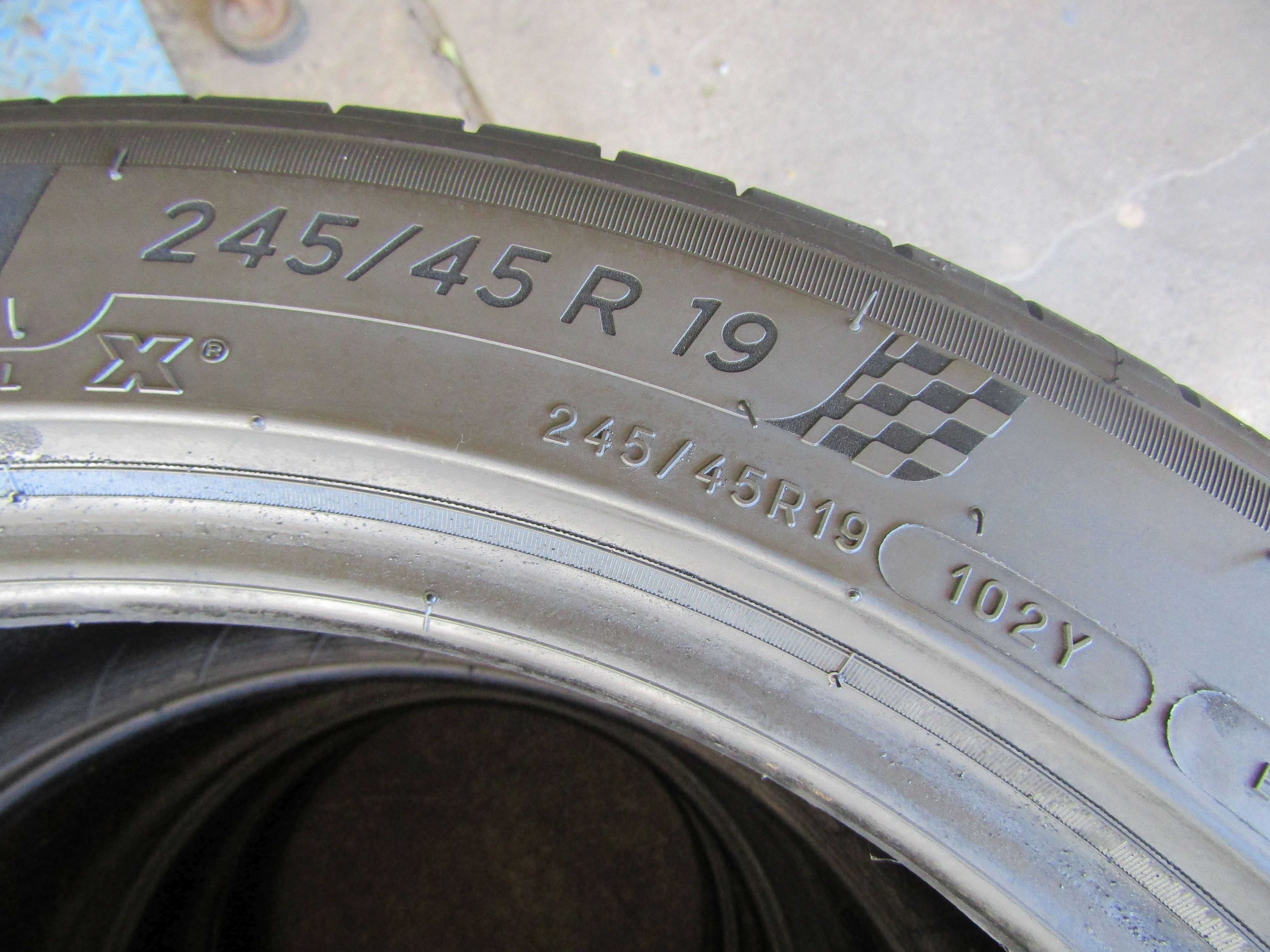 245/45R19 Michelin PILOT SPORT 4 2szt 5mm 102Y 2020R