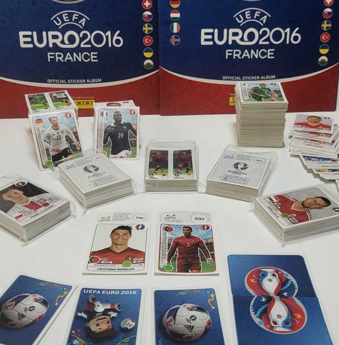 Cromos prateados/brilhantes EURO 2016 - Últimos números disponíveis!