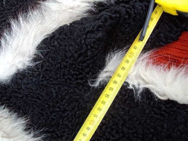 kurtka futro Karakuły z futerkiem roz XL firmy Peter Mangold super