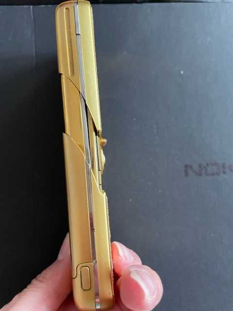 Nokia 8600 Luna GOLD Cyrkonie nowa kompletny zestaw