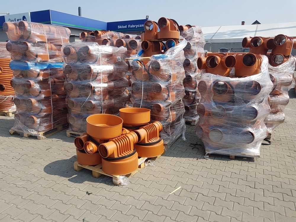 Rura Drenarska filtracyjna z Otworami PVC fi 100