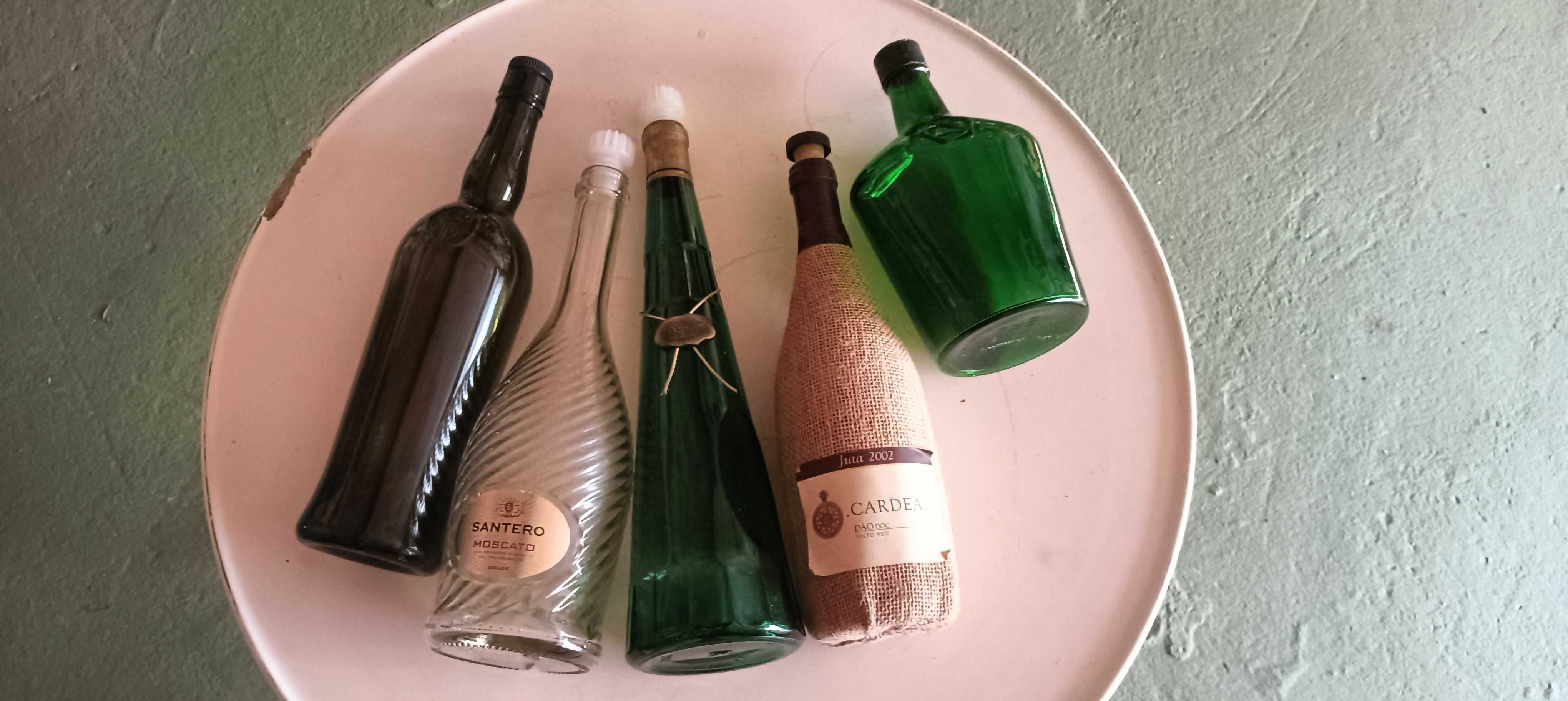 Garrafas 0,75 l vazias