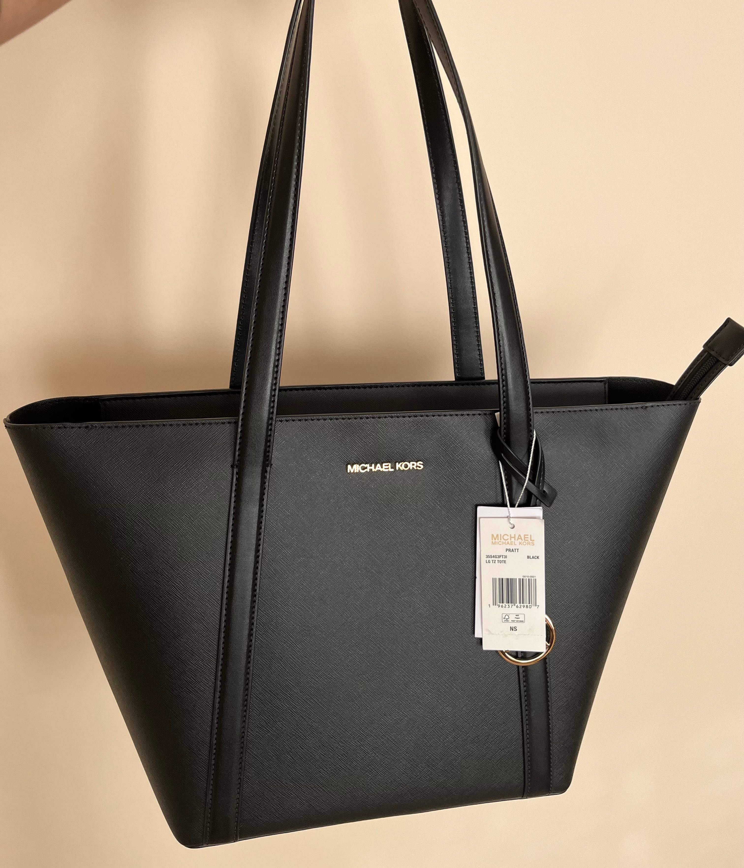 Torebka Michael Kors torba na ramię czarna Pratt