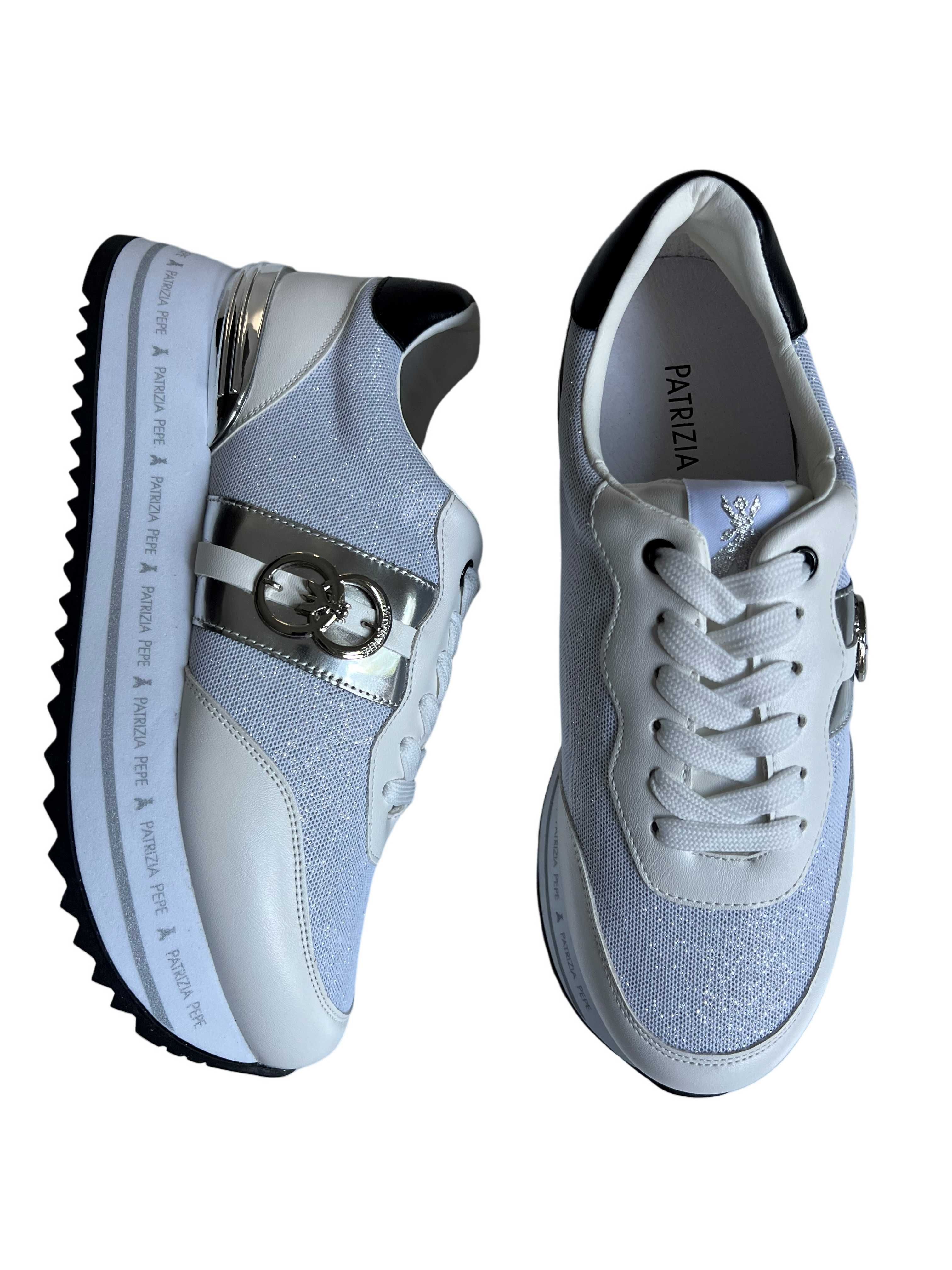 adidasy srebrne patrizia pepe r. 39