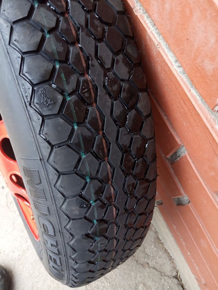 Koło zapas Fiat Alfa Lancia 15" 4x98 opona 125 80 R15 Ford Ka