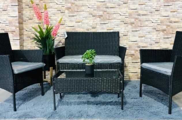 Sofá de terraço e jardim, portes grátis, pagamento na entrega