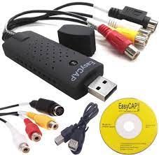 USB RCA карта видеозахвата EasyCap + CD  (чип MS2106)