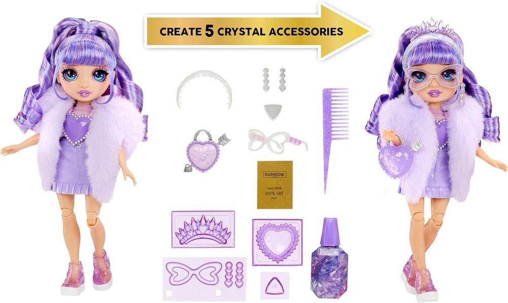 Лялька Рейнбоу Хай Вайлет Rainbow High Creative Crystals Violet