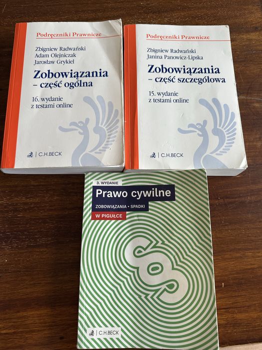 PAKIET Podręcznik zobowiazania czesc ogolna i szczegolowa + pigulka