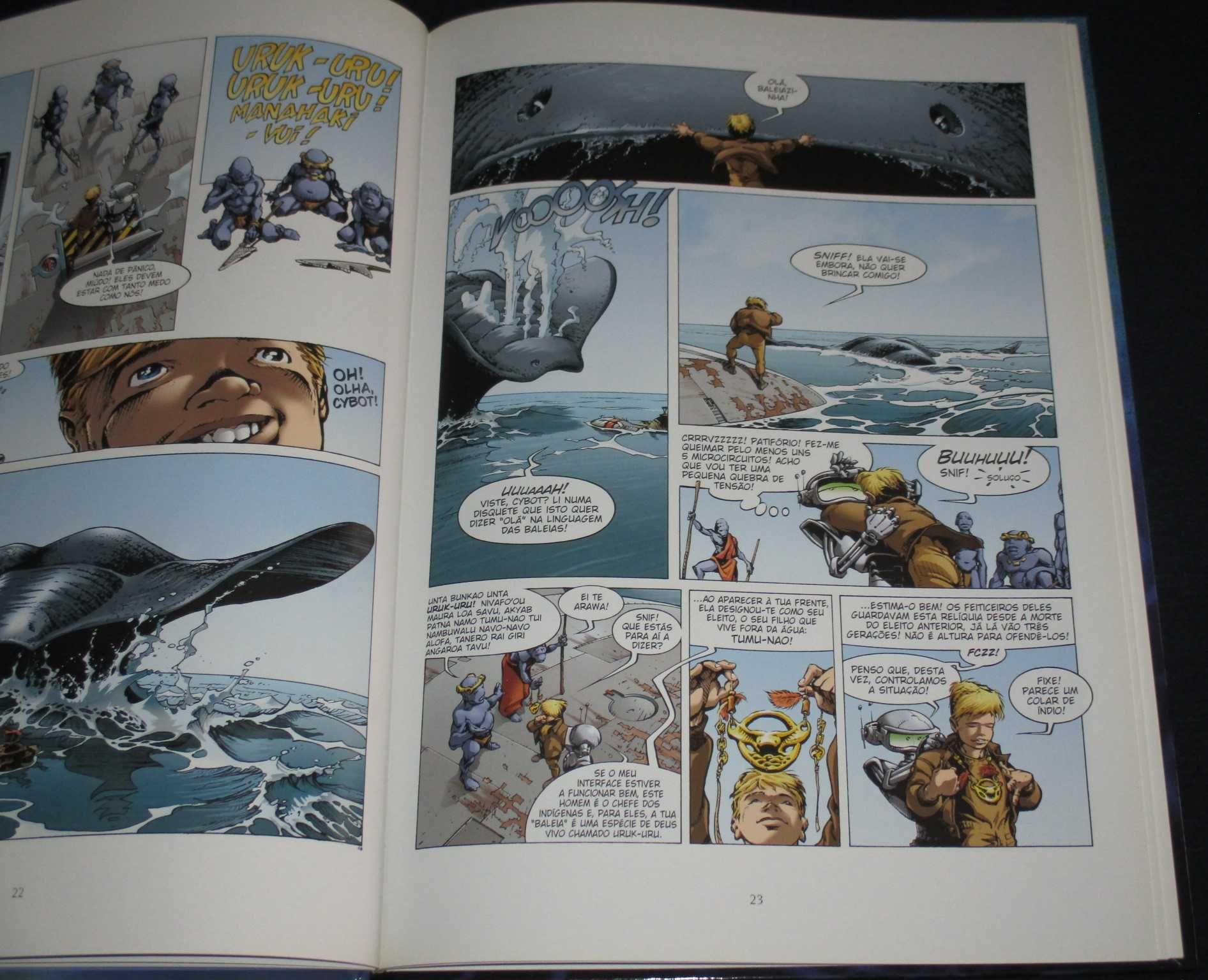 Livro BD Aquablue Nao Olivier Vatine e Thierry Cailleteau