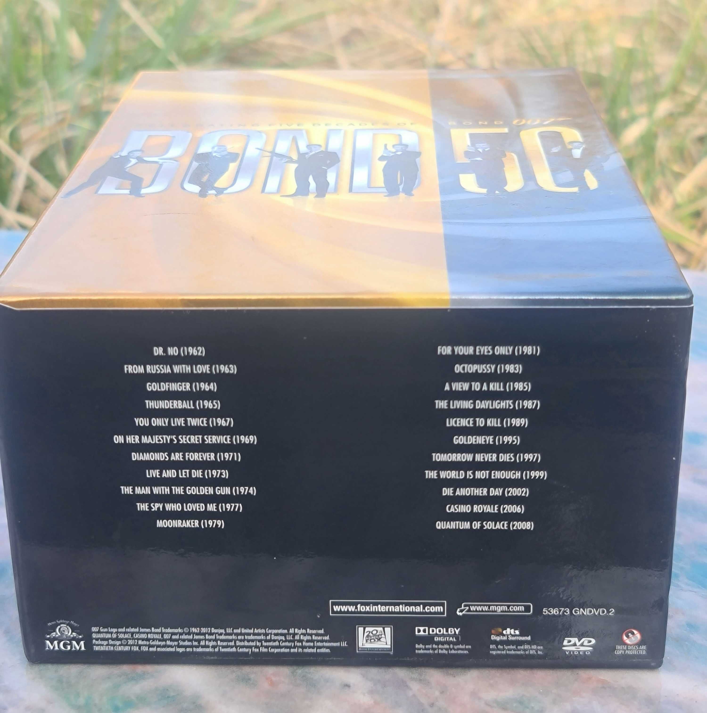 Колекція фільмів Джеймс Бонд 007 James  Bond 50 Box