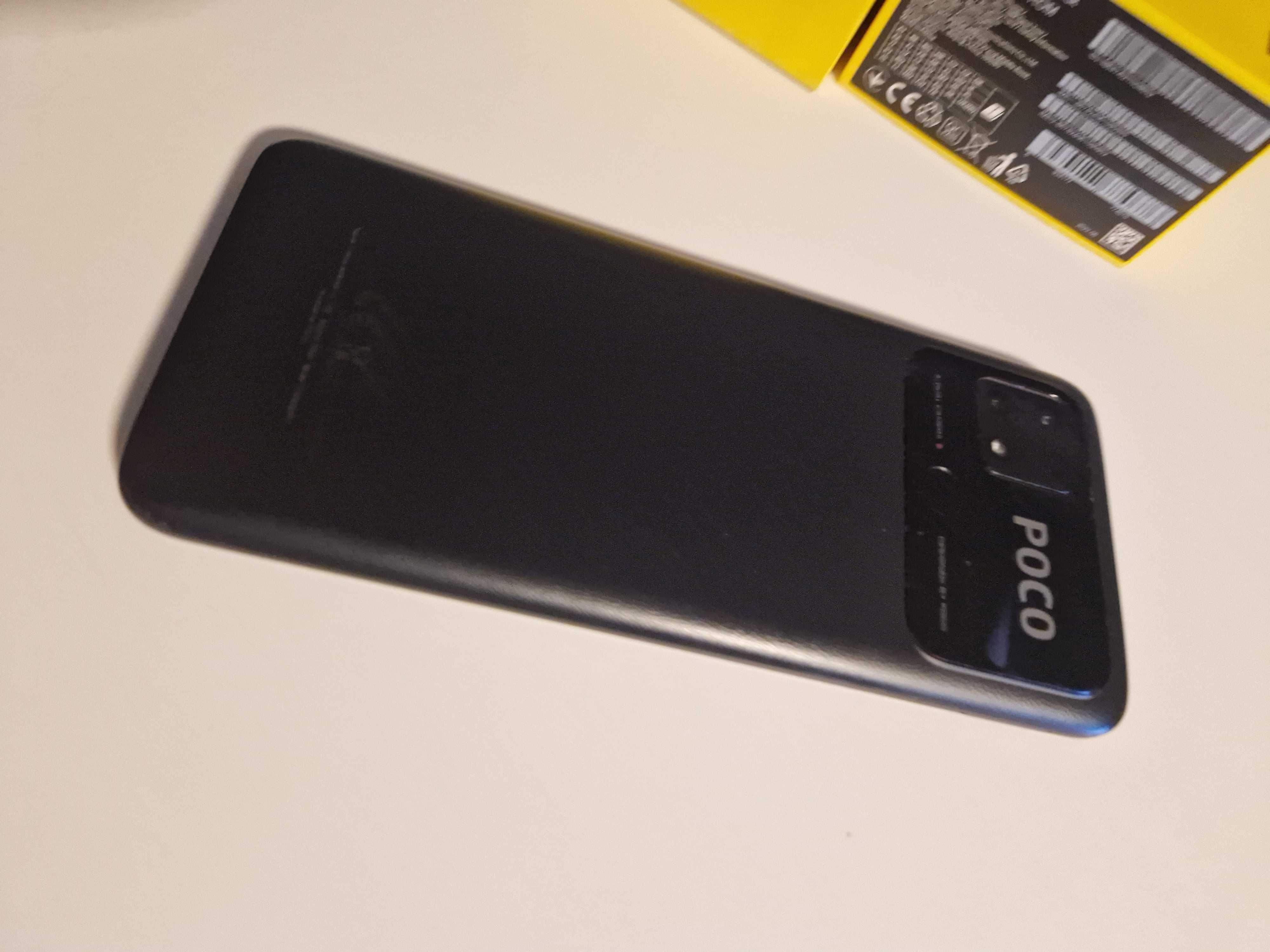 Smartfon POCO C40 4 GB / 64 GB czarny - na gwarancji ( pęknięty ekran)