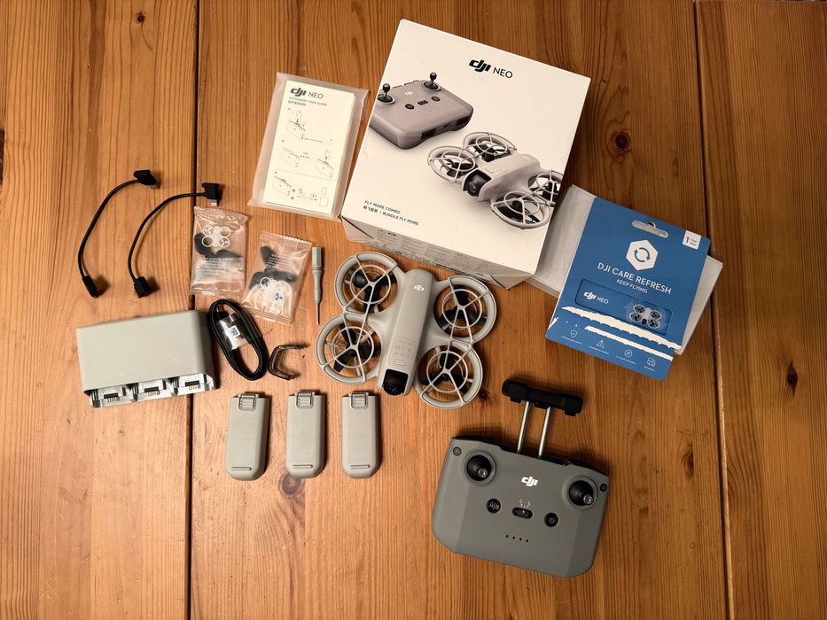 DJI Neo Fly More Combo – stan idealny, gwarancja do 2026, pakiet Care