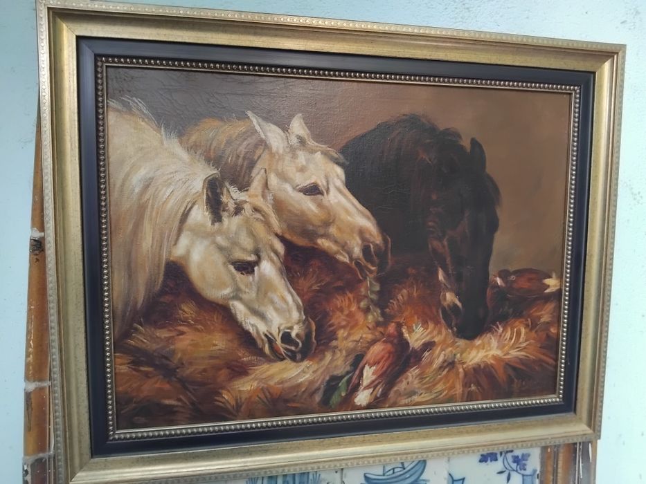 Pintura a oleo sobre tela   assinada