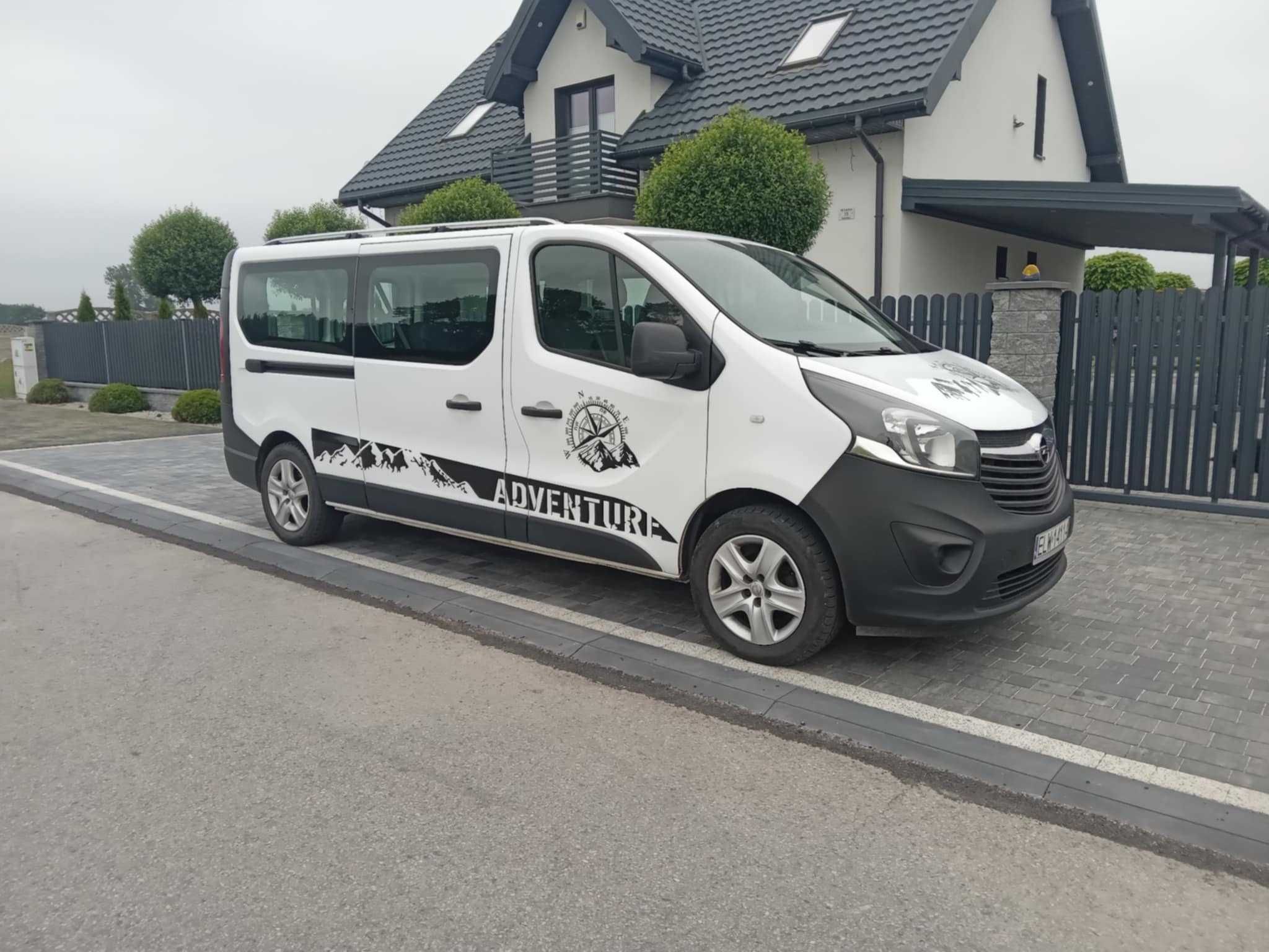 opel vivaro long 9 osobowy klimatyzacja dwu strefowa