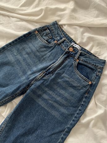 mom jeans cropp xs